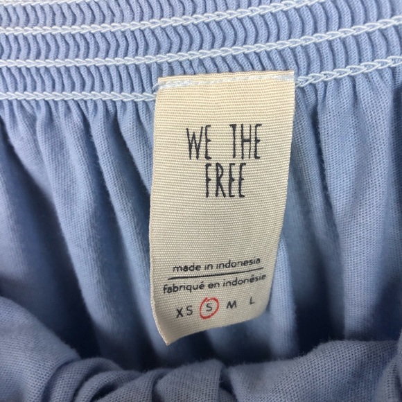 We the Free | Baby Blue Cold Shoulder Top - Picture 4 of 5